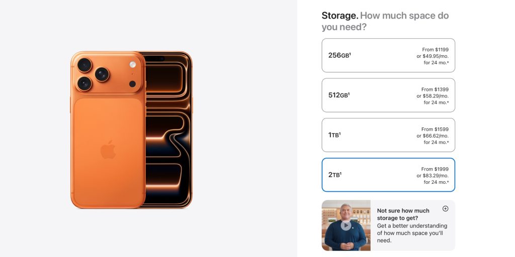 iphone 17 pro max 2 tb